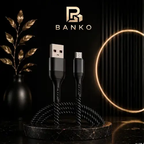BANKO Braided USB-A to Micro-USB Cable