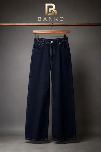 Women's Wide-Leg Jeans - Navy