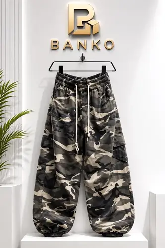 BANKO Men's Camo Print Joggers