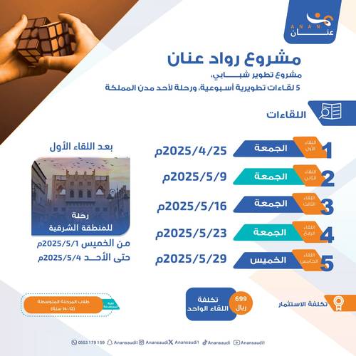 لقاء واحد - مشروع رواد عنان