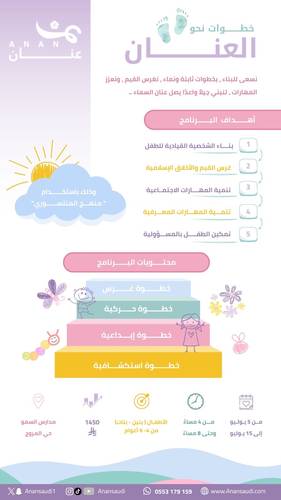 خطوات نحو العنان -من 4 إلى 6 سنوات - أولاد وبنات