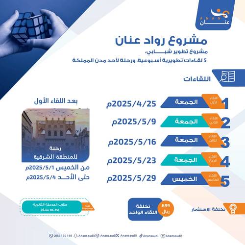 لقاء واحد - مشروع رواد عنان