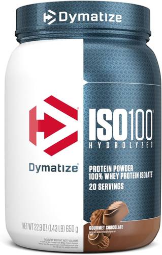 ISO 100 - DYMATIZE -بعد التمرين مباشرة - لزيادة نمو العظل