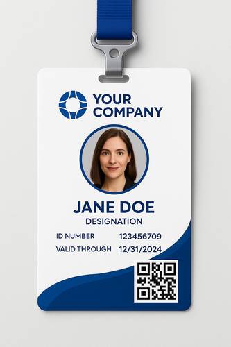 بطاقة عمل ( ID CARD ) ننجزها لك بتصميم انيق يليق بك 
