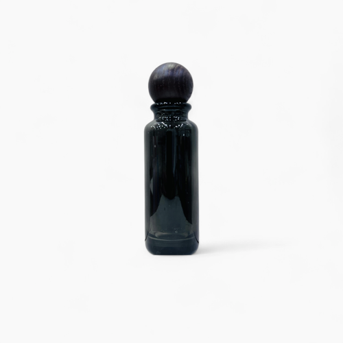 قاوررة زجاج عطور اسود فارغة-80مل
