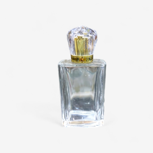 عبوة عطر الأناقة بغطاء ذهبي فاخر - 70 مل