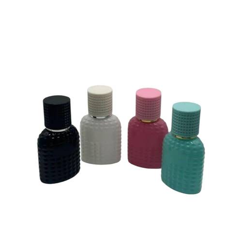 علب قزاز عطور فارغة لف متعدد الالوان 30مل