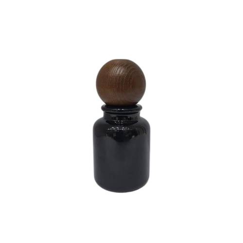 علب زجاجات عطور فارغة اسود 12قطعة 30مل
