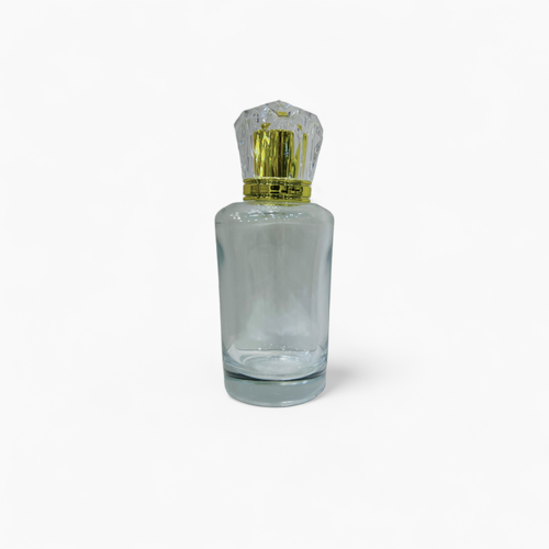 علب عطور زجاجية شفافة فاخرة سعة 70 مل