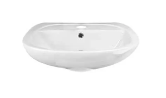  #G0855 SOPHIA/ADRIA  1/H WASH BASIN 55 CM  (WHITE) 