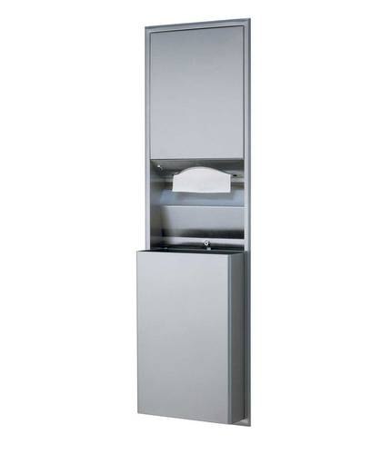  #B-3944  TOWEL DISPENSER  WASTE RECEPTACLE 