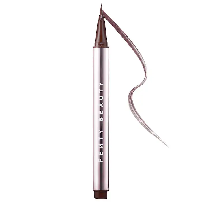 Fenty Beauty by Rihanna Flyliner Longwear Liquid Eyeliner  In Big Truffle - satin chocolate brown