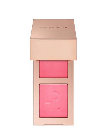 PATRICK TA  Mini Major Headlines Double-Take Crème & Powder Blush Duo