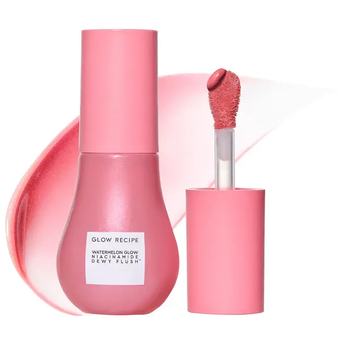 Glow Recipe  Watermelon Glow Niacinamide Dewy Flush - Brightening Serum Blush Color: Watermelon Flush - Natural Light Cool Tone PinkNEW