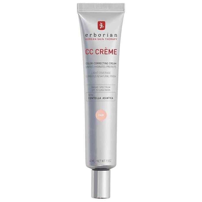 Erborian  CC Cream Color-Corrector for Natural Luminous Finish with Korean Centella Asiatica Extract