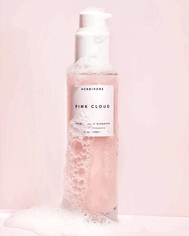 PINK CLOUD Rosewater + Tremella Creamy Jelly Cleanser