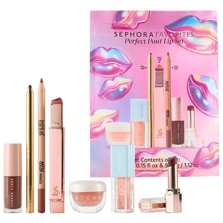 Sephora   Favorites   Perfect   Pout Makeup   Lip   Value   Set