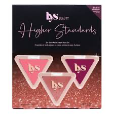 LYS HIGHER STANDARD 3PC SATIN MATTE CREAM BLUSH SET