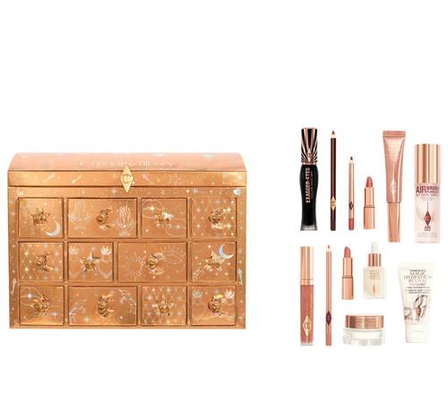 Charlotte Tilbury  Charlotte's Beauty Treasure Chest Makeup and Skincare Advent Calendar