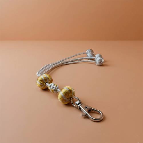 Key Chain with Zari Threads Handmade