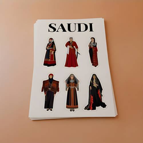 Stickers_ Saudi Traditional Attires 3