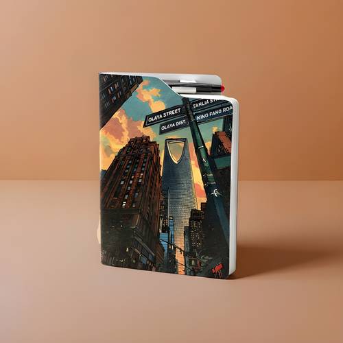 Kingdom Tower Leather Notebook