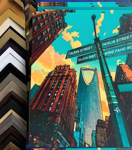 Kingdom Tower Printed Artwork