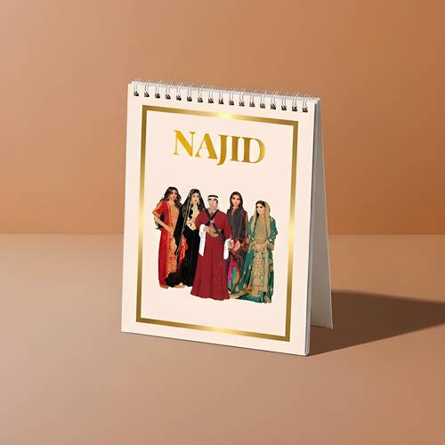 Saudi Traditional Attire Collection Notebook - Najid
