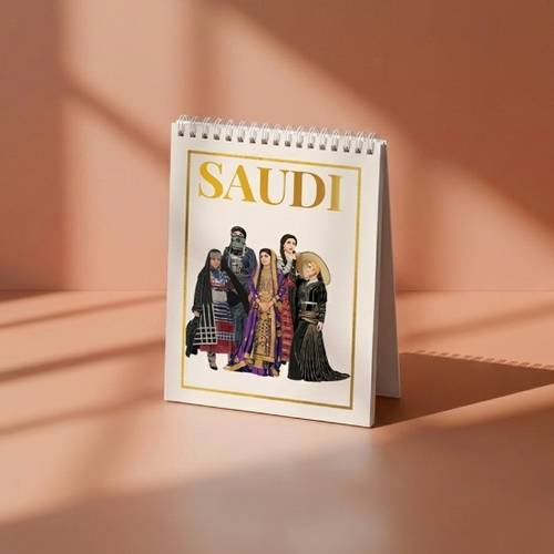 Saudi Traditional Attire Collection Notebooks
