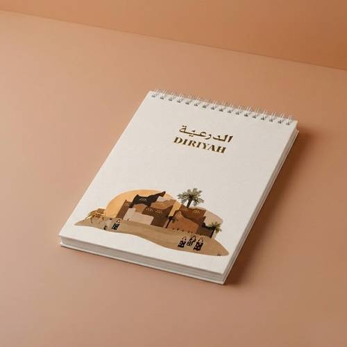 At-Turaif Notebook - Hard Cover (800 g) - Digital Printing