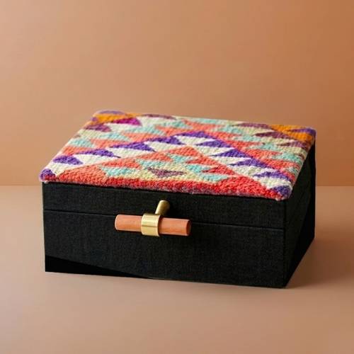 Handwoven Wool Box
