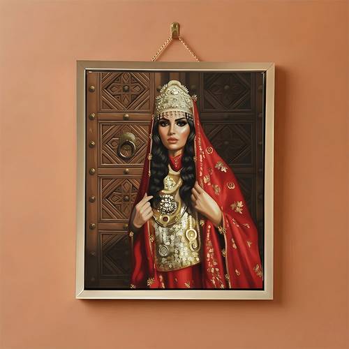 Gallery Canvas Print with Frame_ Al-Madinah Bride