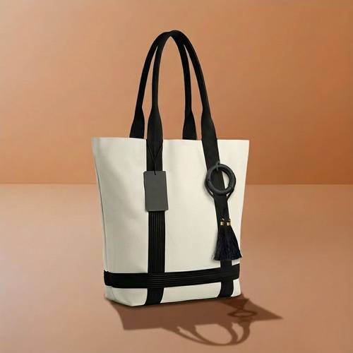 Earth-tone handbag - Medium