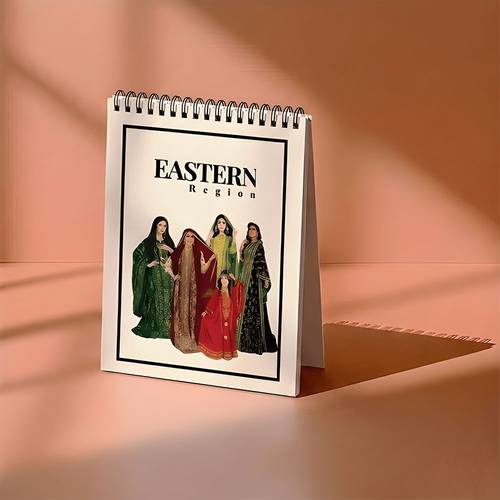 Saudi Traditional Attire Collection Notebook - Eastern Region