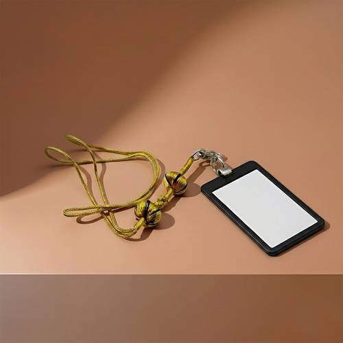 Badge Holder with Zari Threads