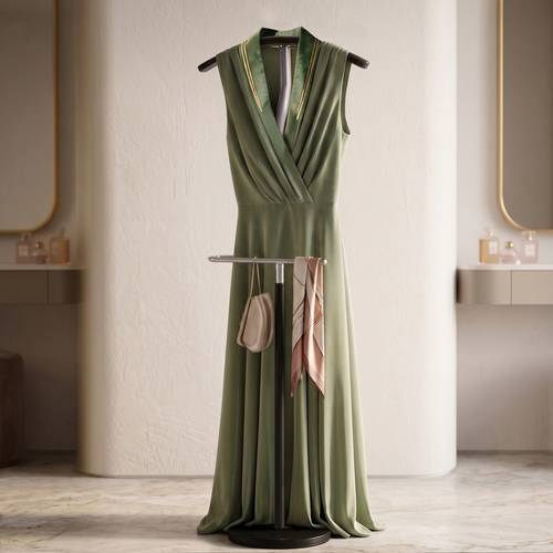 استاند فضي مع اسود  ملكية (Valet Stand)