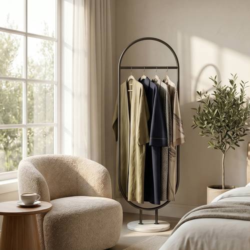 علاق عبايات اسود قاعدة رخام Glam 