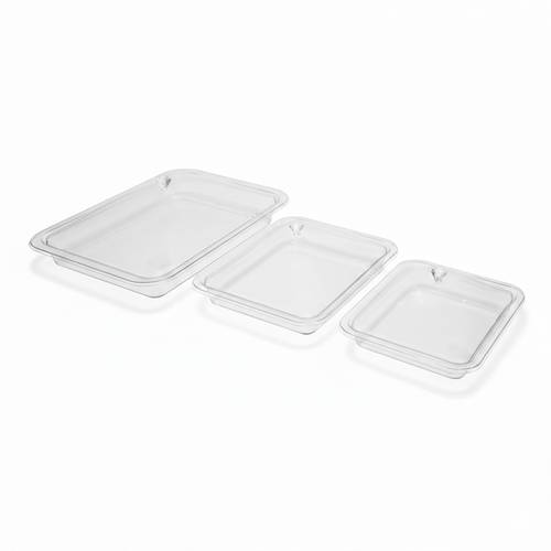 صينية اكريليك مستطيل مع غطاء 