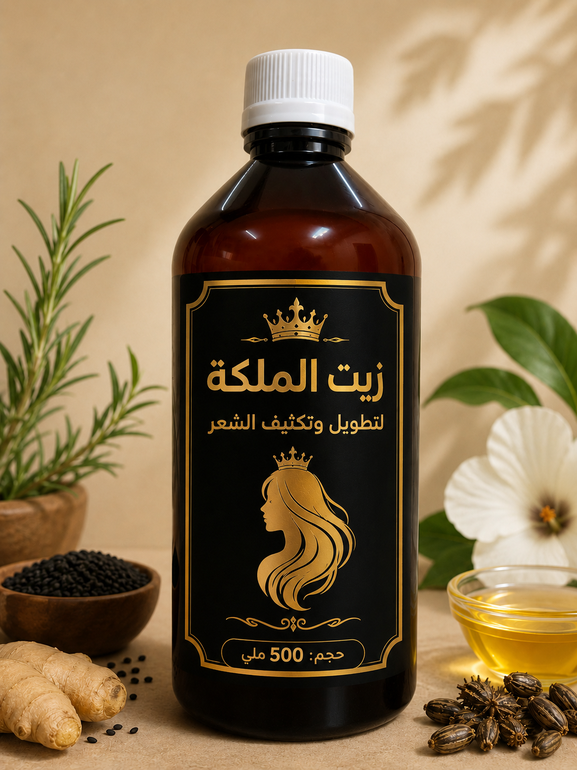 زيت الملكة للكبار والصغار