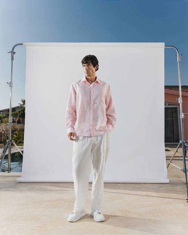 Light Pink Long Sleeve Shirt