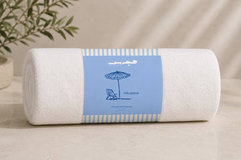 White Hajruss Towel
