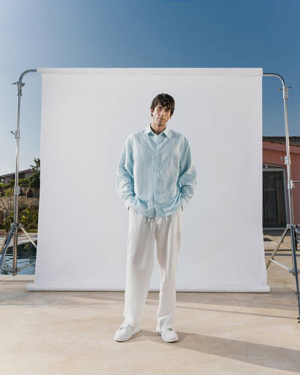 Light Blue Long Sleeve Shirt