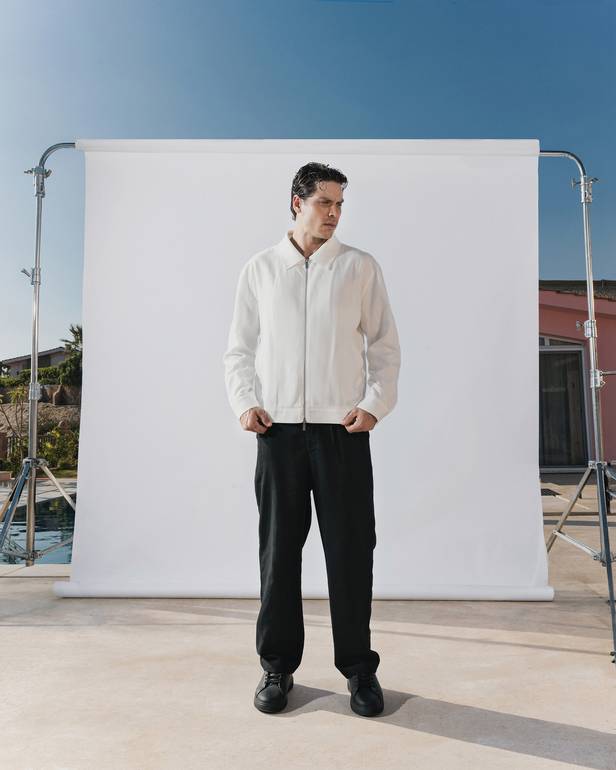 White Linen Jacket