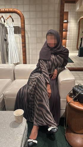 حرير مغسول بني