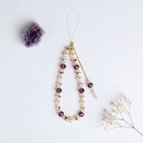 Lavender pearl Mobile-Charm