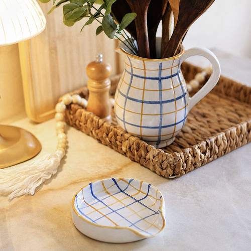 Farmhouse set (pitcher+spoon rest)