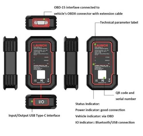 Launch dbscar vii connector for Pro&nbsp;3&nbsp;link