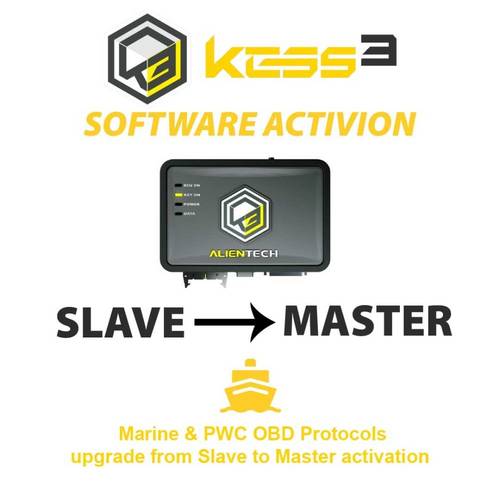 Alientech KESS3SU004 KESS3 Slave Marine & PWC OBD Protocols upgrade from Slave to Master activation