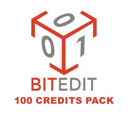BitEdit 100 Credits Pack