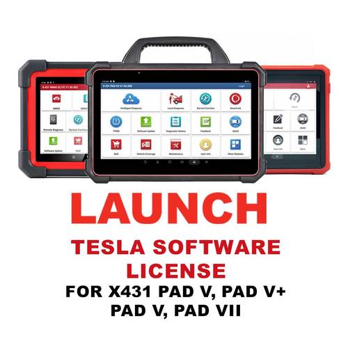 Launch Tesla Software License For PAD V, PAD V+, PAD VII